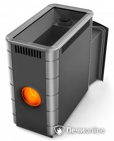 Дровяная банная печь TMF Аврора XXL Inox Витра Иллюминатор антрацит НВ в Казани